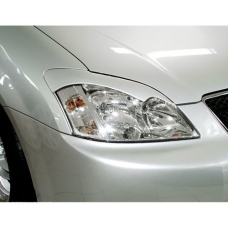 Toyota Corolla (01-06) priekšējo lukturu uzlikas, melnas